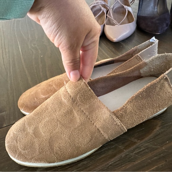 Coach Brown Slip-Ons - Picture 6 of 7